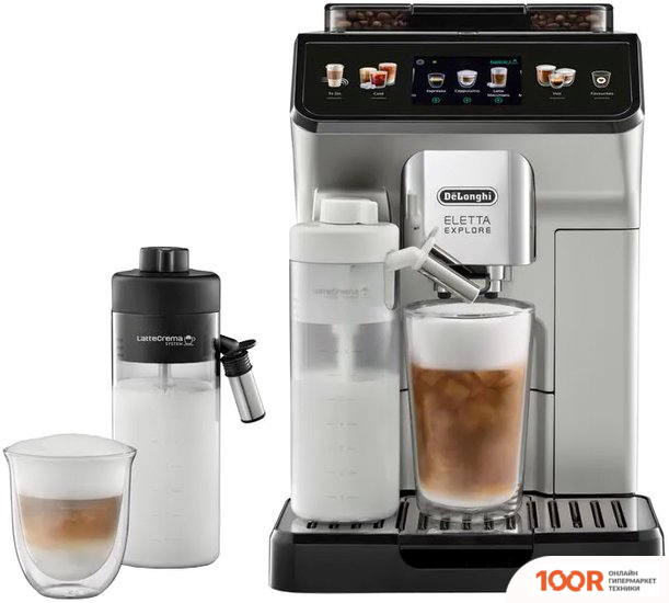 Кофемашина DeLonghi ELETTA EXPLORE ECAM450.55.S (123549)