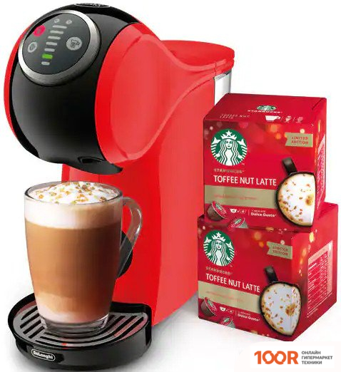Кофемашина DeLonghi DOLCE GUSTO GENIO S PLUS EDG315.R (123542)