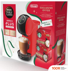 Кофемашина DeLonghi DOLCE GUSTO GENIO S PLUS EDG315.R (123542)