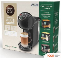 Кофемашина DeLonghi DOLCE GUSTO GENIO S PLUS EDG315.B (123541)