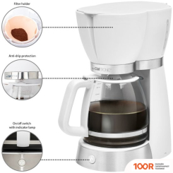 Кофемашина Clatronic KA 3689 (БЕЛЫЙ) (123508)