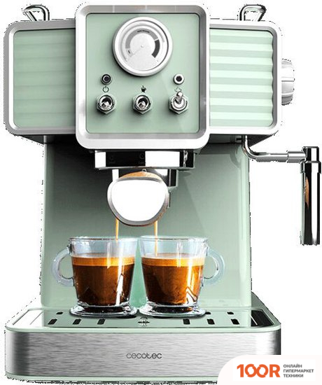 Кофемашина Cecotec POWER ESPRESSO 20 TRADIZIONALE LIGHT GREEN (123484)
