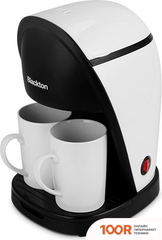 Кофемашина Blackton BT CM1113 (БЕЛЫЙ/ЧЕРНЫЙ) (123313)