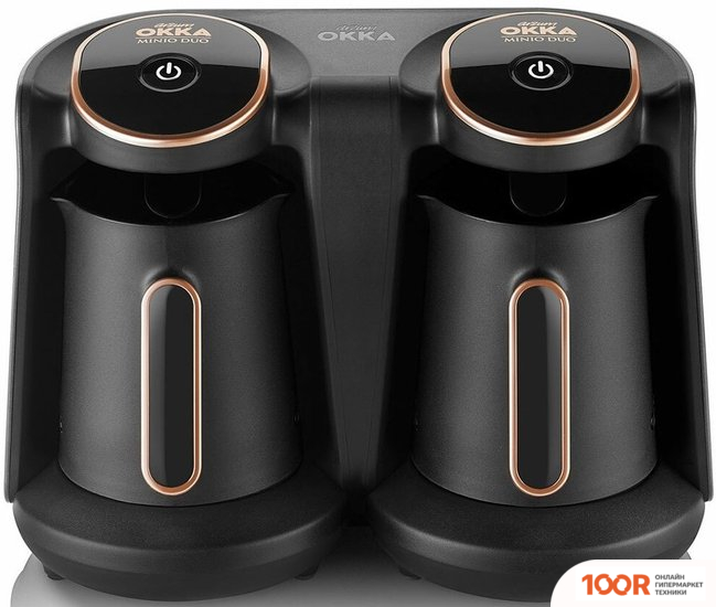 Кофемашина Arzum OKKA OK006 (ЧЕРНЫЙ/МЕДНЫЙ) (123270)