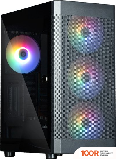 Корпус Zalman I4 TG (ЧЕРНЫЙ) (123150)
