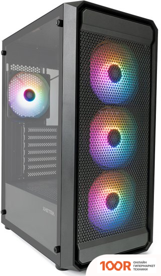 Корпус XASTRA A403 4FRGB (ЧЕРНЫЙ) (123133)