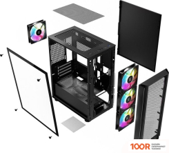 Корпус XASTRA A402M 4FRGB (ЧЕРНЫЙ) (123131)