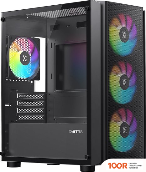 Корпус XASTRA A402M 4ARGB (ЧЕРНЫЙ) (123130)