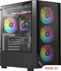 Корпус XASTRA A401M 4FRGB (ЧЕРНЫЙ) (123129)