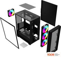 Корпус XASTRA A401M 4ARGB (ЧЕРНЫЙ) (123128)