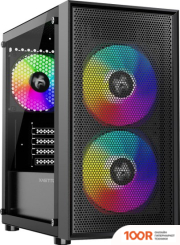 Корпус XASTRA A305M 3FRGB (ЧЕРНЫЙ) (123127)