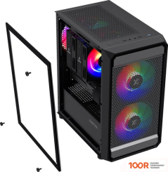 Корпус XASTRA A303M 3FRGB (ЧЕРНЫЙ) (123125)