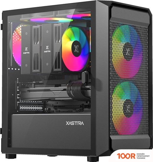 Корпус XASTRA A303M 3ARGB (ЧЕРНЫЙ) (123123)