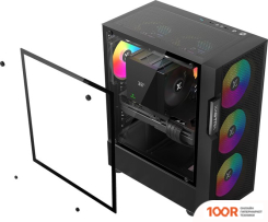 Корпус XASTRA A302 4FRGB (ЧЕРНЫЙ) (123120)