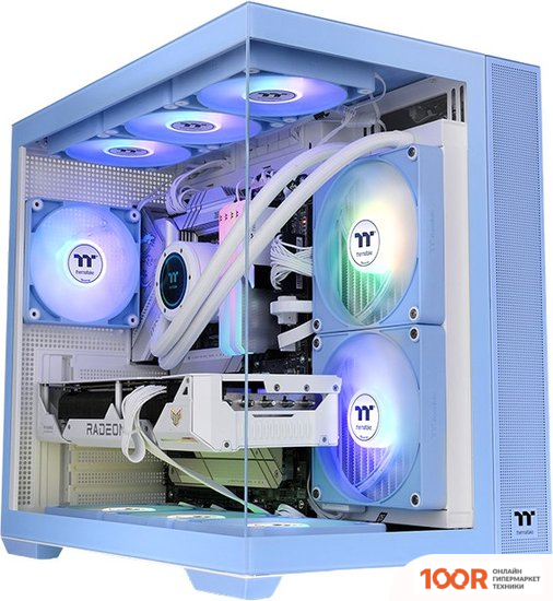 Корпус Thermaltake VIEW 380 TG ARGB HYDRANGEA BLUE CA-1Z2-00MFWN-00 (123058)