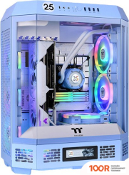 Корпус Thermaltake THE TOWER 600 HYDRANGEA BLUE CA-1Z1-00MFWN-00 (123029)