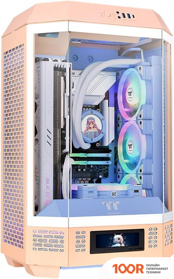 Корпус Thermaltake THE TOWER 300 PEACH FUZZ CA-1Y4-00SKWN-00 (123022)