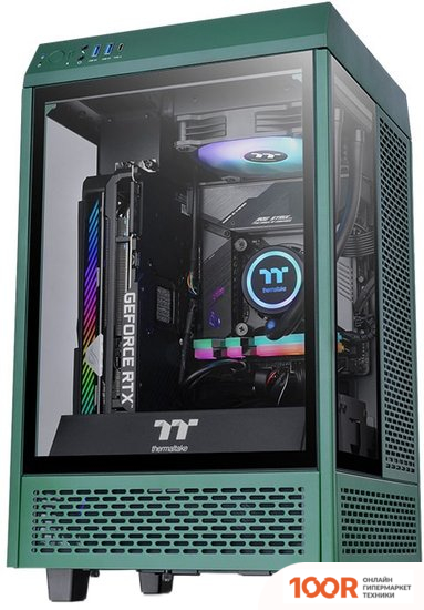 Корпус Thermaltake THE TOWER 100 MINI RACING GREEN CA-1R3-00SCWN-00 (123007)