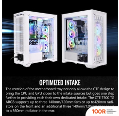 Корпус Thermaltake CTE T500 TG ARGB SNOW CA-1X8-00F6WN-01 (122964)