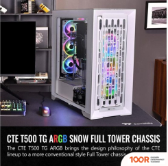 Корпус Thermaltake CTE T500 TG ARGB SNOW CA-1X8-00F6WN-01 (122964)