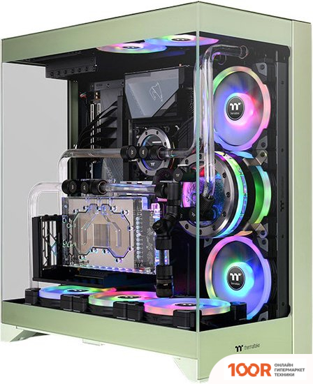 Корпус Thermaltake CTE E550 TG MATCHA GREEN CA-1Z8-00MEWN-00 (122952)