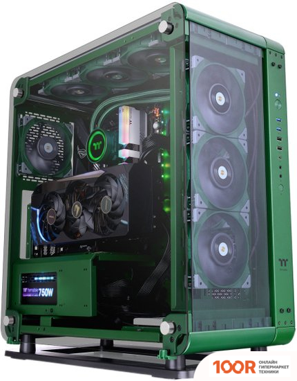 Корпус Thermaltake CORE P6 TEMPERED GLASS RACING GREEN CA-1V2-00MCWN-00 (122937)