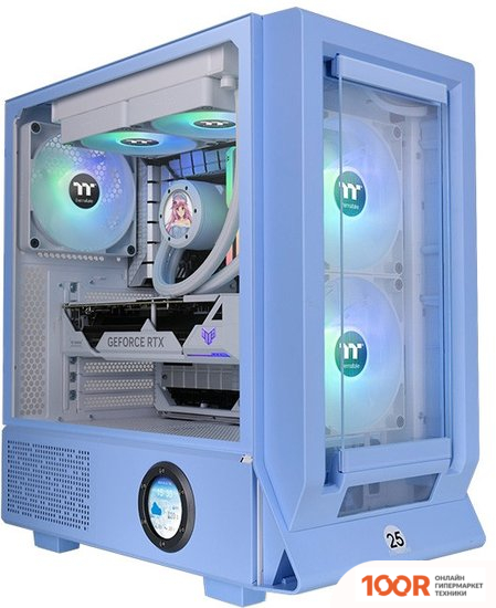Корпус Thermaltake CERES 350 MX HYDRANGEA BLUE CA-1Z3-00MFWN-00 (122923)