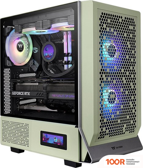 Корпус Thermaltake CERES 300 TG ARGB MATCHA GREEN CA-1Y2-00MEWN-00 (122915)
