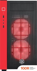 Корпус SilverStone RL08 (ЧЕРНЫЙ/КРАСНЫЙ) (122886)