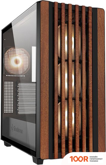 Корпус Sharkoon REBEL C70G RGB (ЧЕРНЫЙ) (122811)