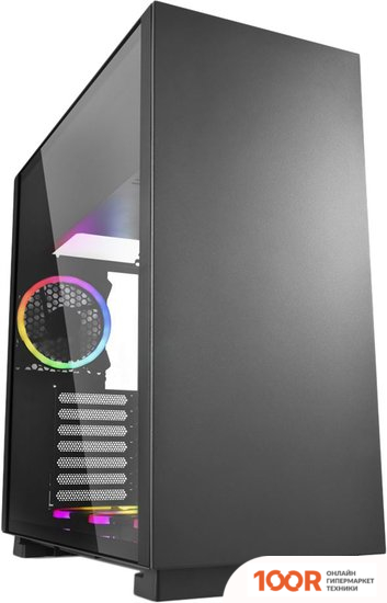 Корпус Sharkoon PURE STEEL RGB (ЧЕРНЫЙ) (122807)
