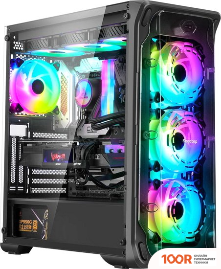 Корпус Segotep LUX 360 (ЧЕРНЫЙ) (122794)