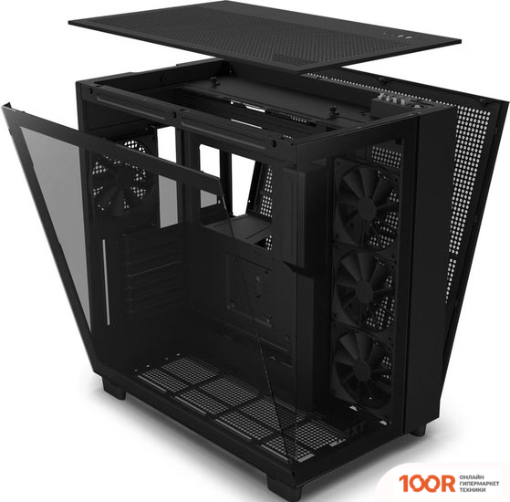 Корпус NZXT H9 FLOW CM-H91FB-01 (122468)