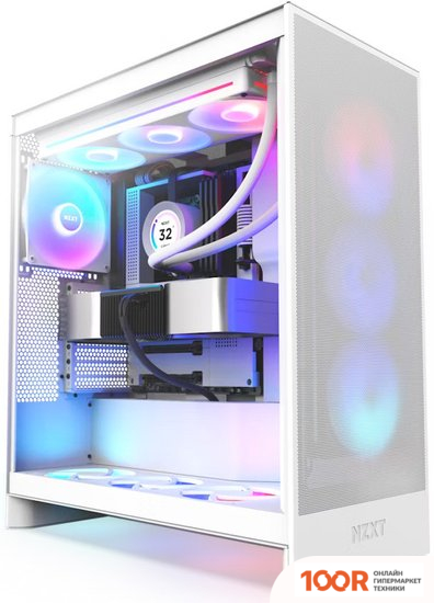 Корпус NZXT H7 FLOW RGB 2024 CM-H72FW-R1 (122464)