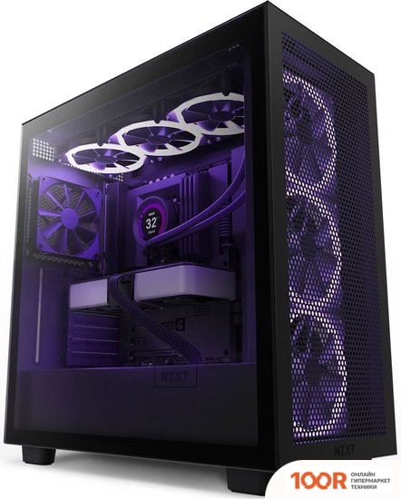 Корпус NZXT H7 FLOW 2022 CM-H71FB-01 (122456)