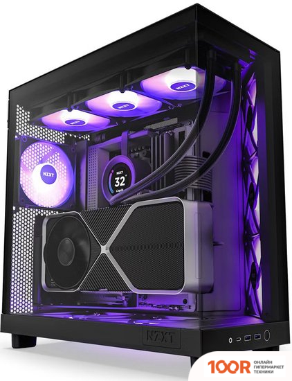 Корпус NZXT H6 FLOW RGB CC-H61FB-R1 (122451)