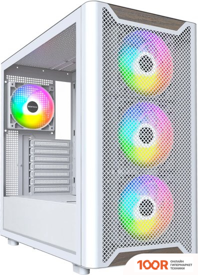 Корпус Montech XR WOOD (БЕЛЫЙ) (122383)