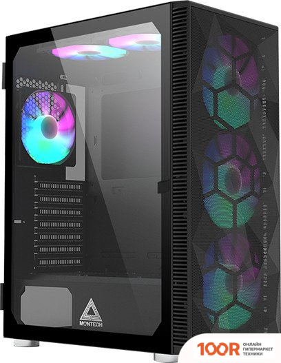 Корпус Montech X3 MESH (ЧЕРНЫЙ) (122380)