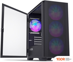 Корпус Montech AIR 100 ARGB (ЧЕРНЫЙ) (122337)