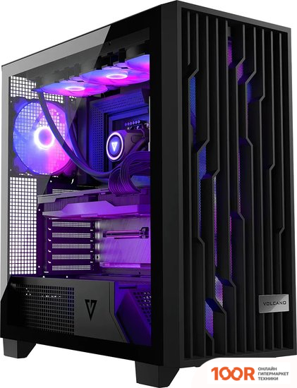 Корпус MODECOM VOLCANO PERUN APEX ARGB MIDI (ЧЕРНЫЙ) (122331)