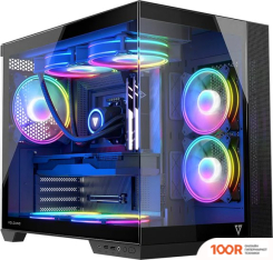 Корпус MODECOM VOLCANO PANORAMA APEX ARGB 7F MIDI (ТЕМНО-СЕРЫЙ) (122327)