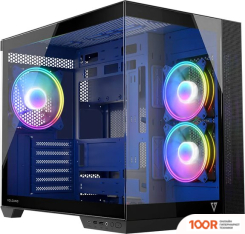 Корпус MODECOM VOLCANO PANORAMA APEX ARGB 3F MIDI (ТЕМНО-СЕРЫЙ) (122323)