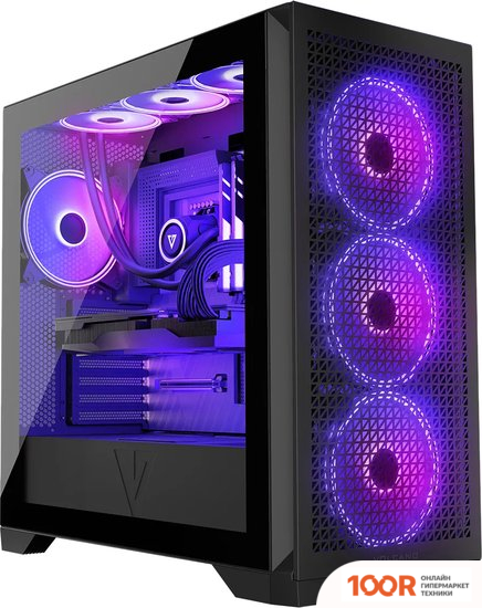 Корпус MODECOM VOLCANO EXPANSE T APEX ARGB MIDI (ЧЕРНЫЙ) (122319)