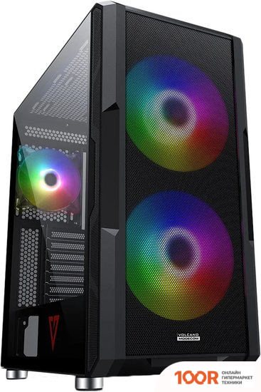 Корпус MODECOM VOLCANO AMIRANI ARGB (ЧЕРНЫЙ) (122313)