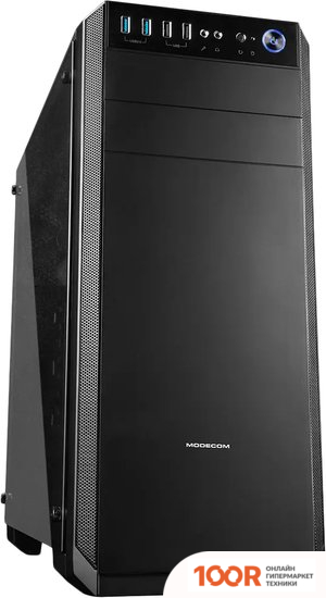 Корпус MODECOM OBERON PRO GLASS (ЧЕРНЫЙ) (122306)