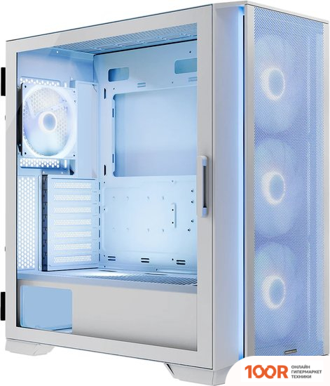 Корпус MODECOM HORIZON ARGB FLOW MIDI (БЕЛЫЙ) (122299)