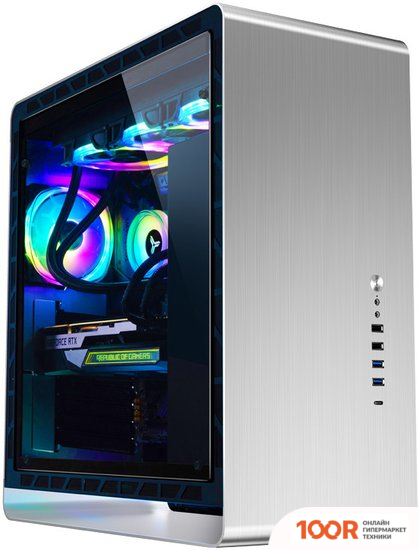 Корпус Jonsbo UMX6 (СЕРЕБРИСТЫЙ) (122156)