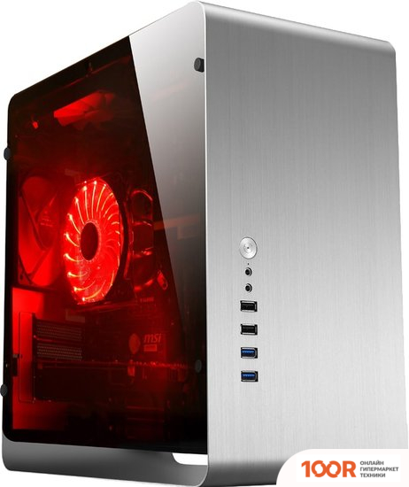 Корпус Jonsbo UMX3 WINDOW (СЕРЕБРИСТЫЙ) (122150)