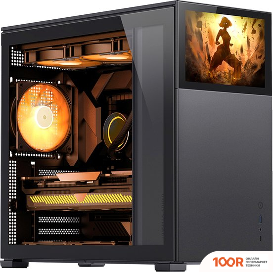 Корпус Jonsbo D41 STD SCREEN (ЧЕРНЫЙ) (122087)