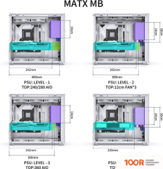 Корпус Jonsbo D41 STD SCREEN (БЕЛЫЙ) (122086)